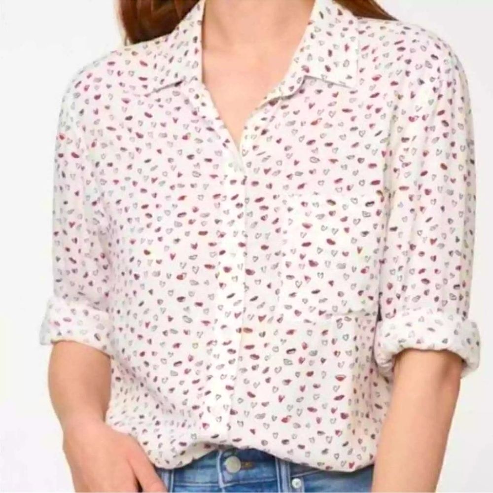 beach lunch lounge Alanna Love Button-Down Shirt Top Size 1X